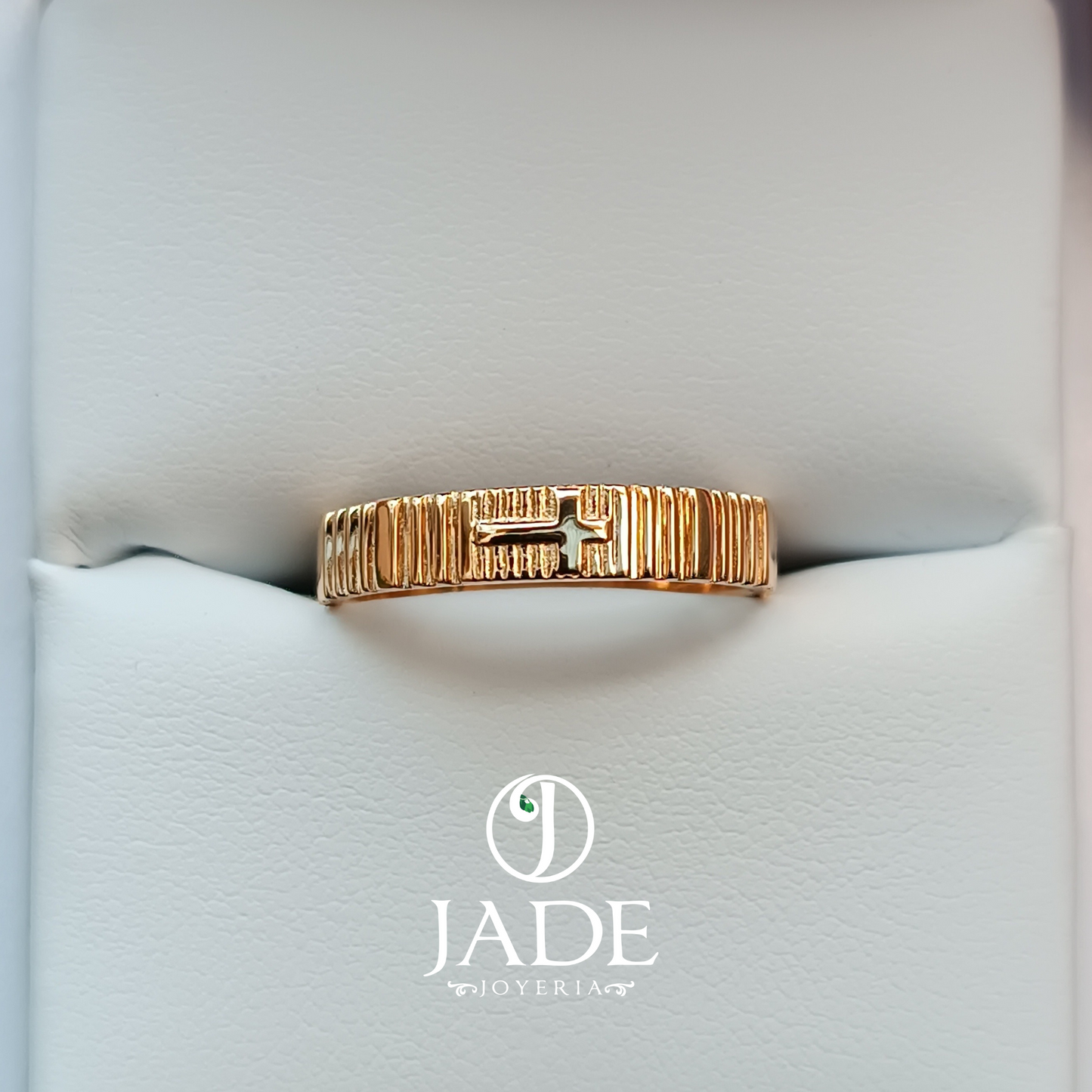 Denario personalizado en oro 18k