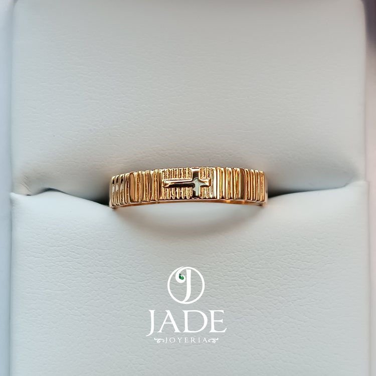 Denario personalizado en oro 18k – Jade18k (vista 3)