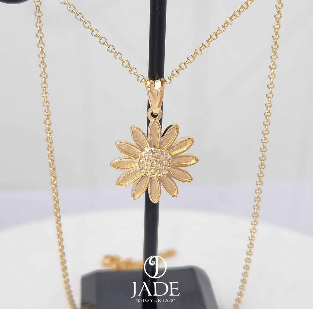 Dije de girasol
