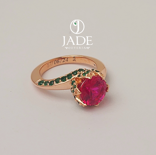 Anillo Magia Silvestre Oro 18k – Jade18k (vista 2)