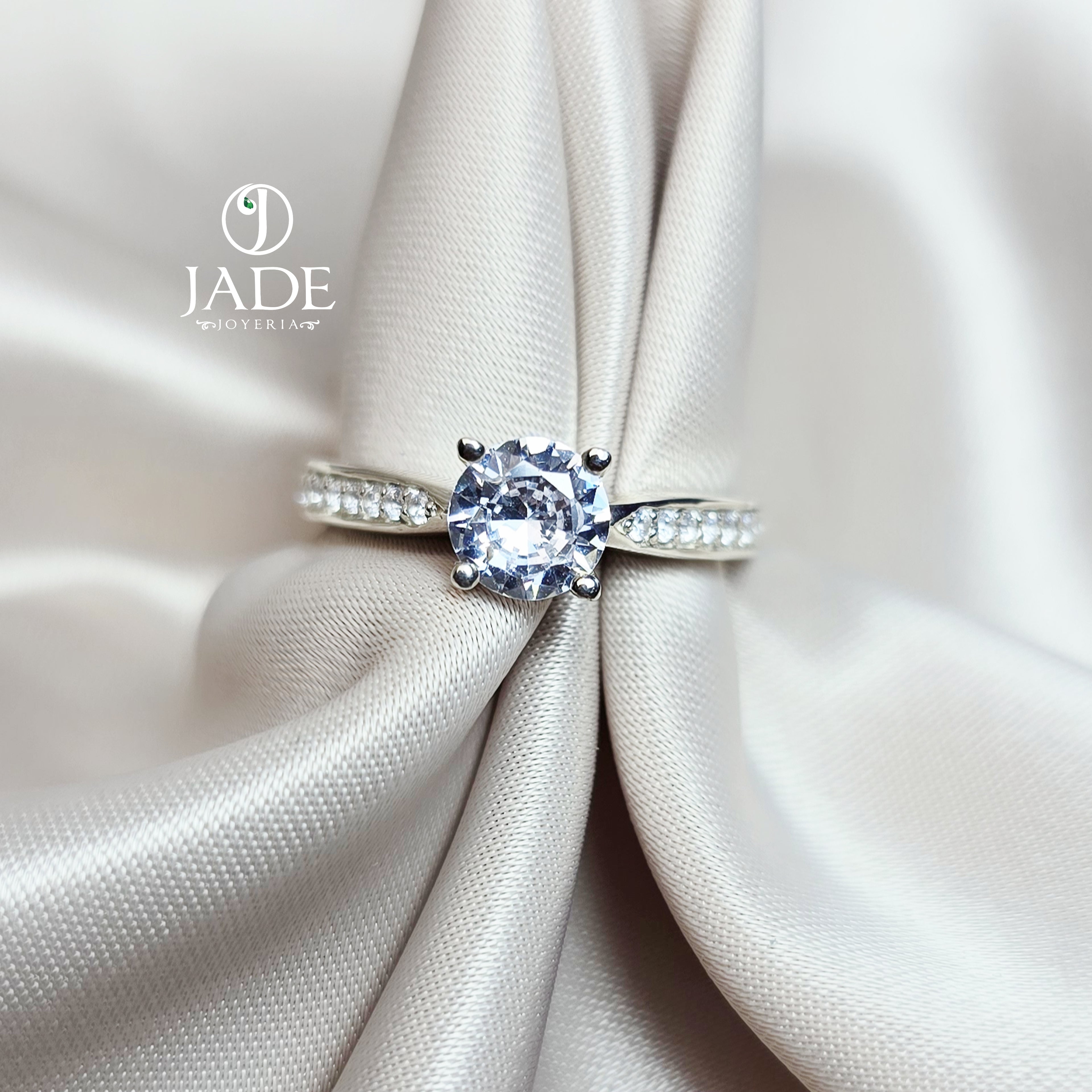 Anillo de Compromiso Plata "Eugenia"