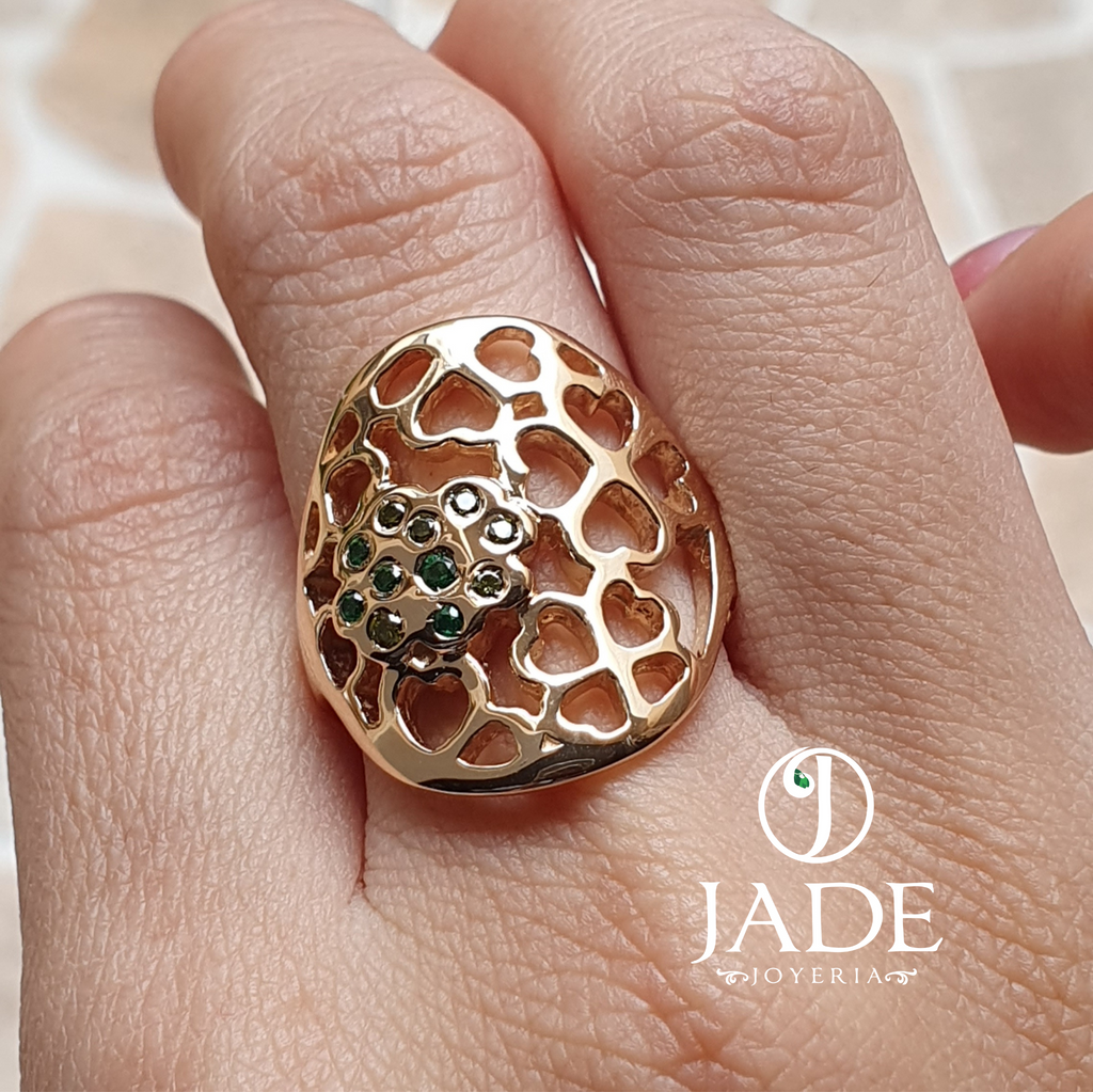Anillo Rita corazón