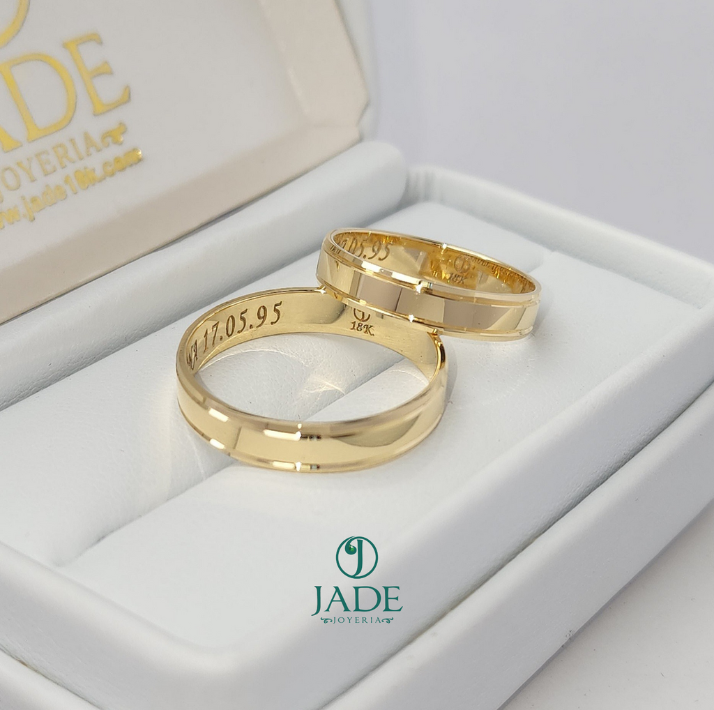 Aros Promesas encantadas de matrimonio