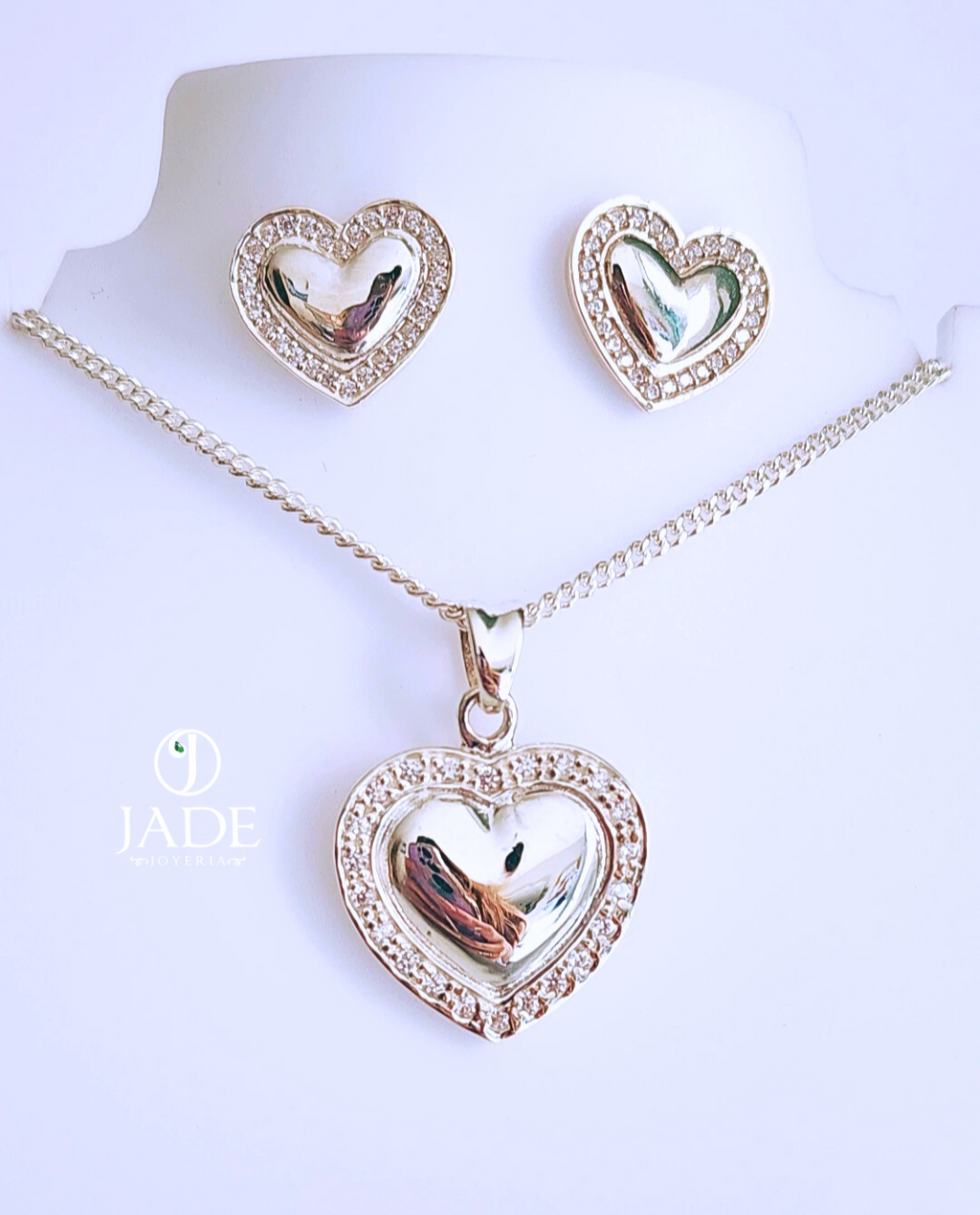 Juego Mi corazón en plata ley