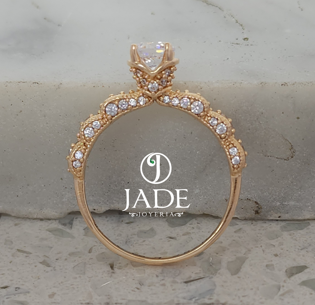 Anillo cruzado de compromiso