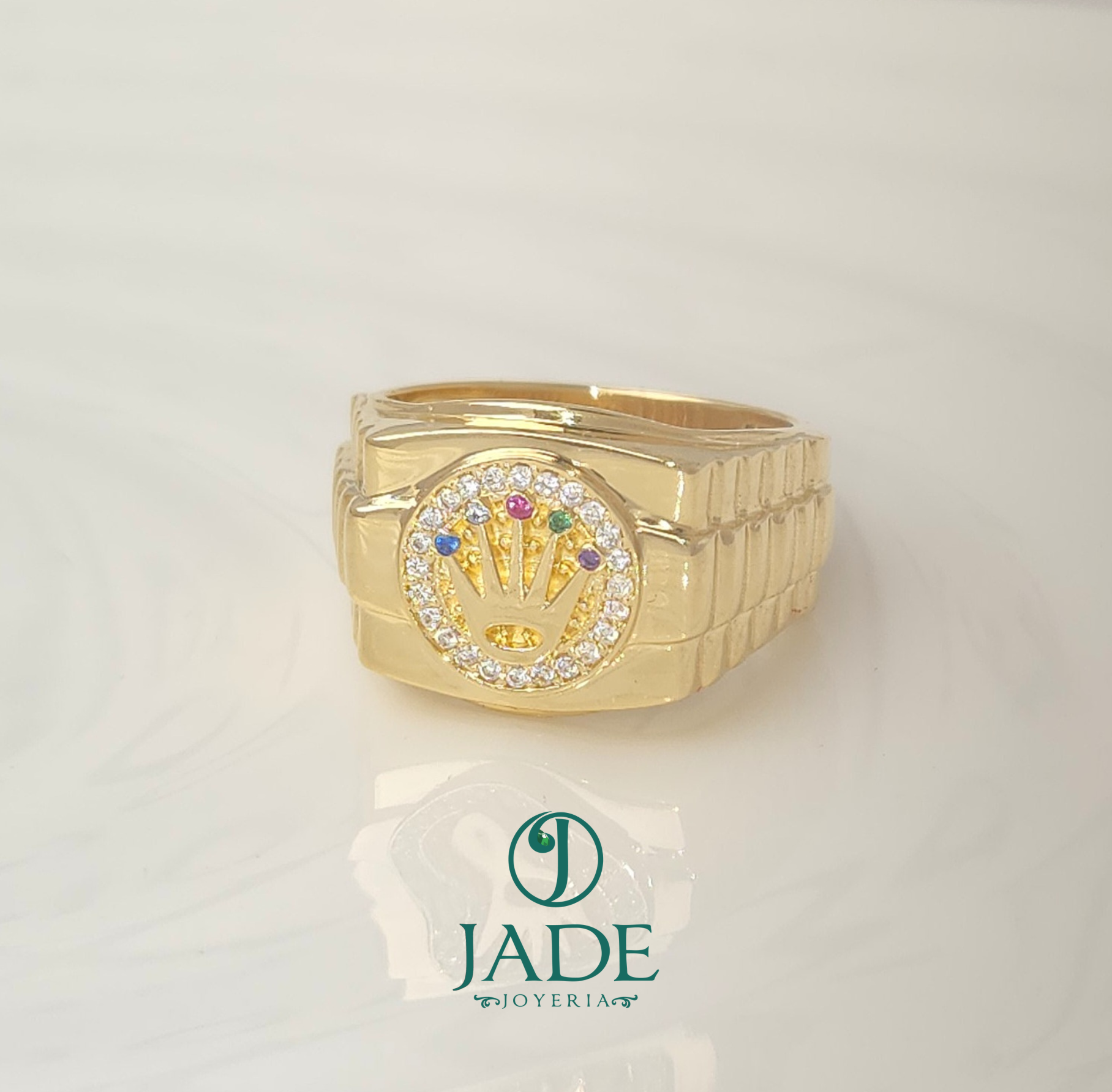 Anillo Chevalier estilo Rolex