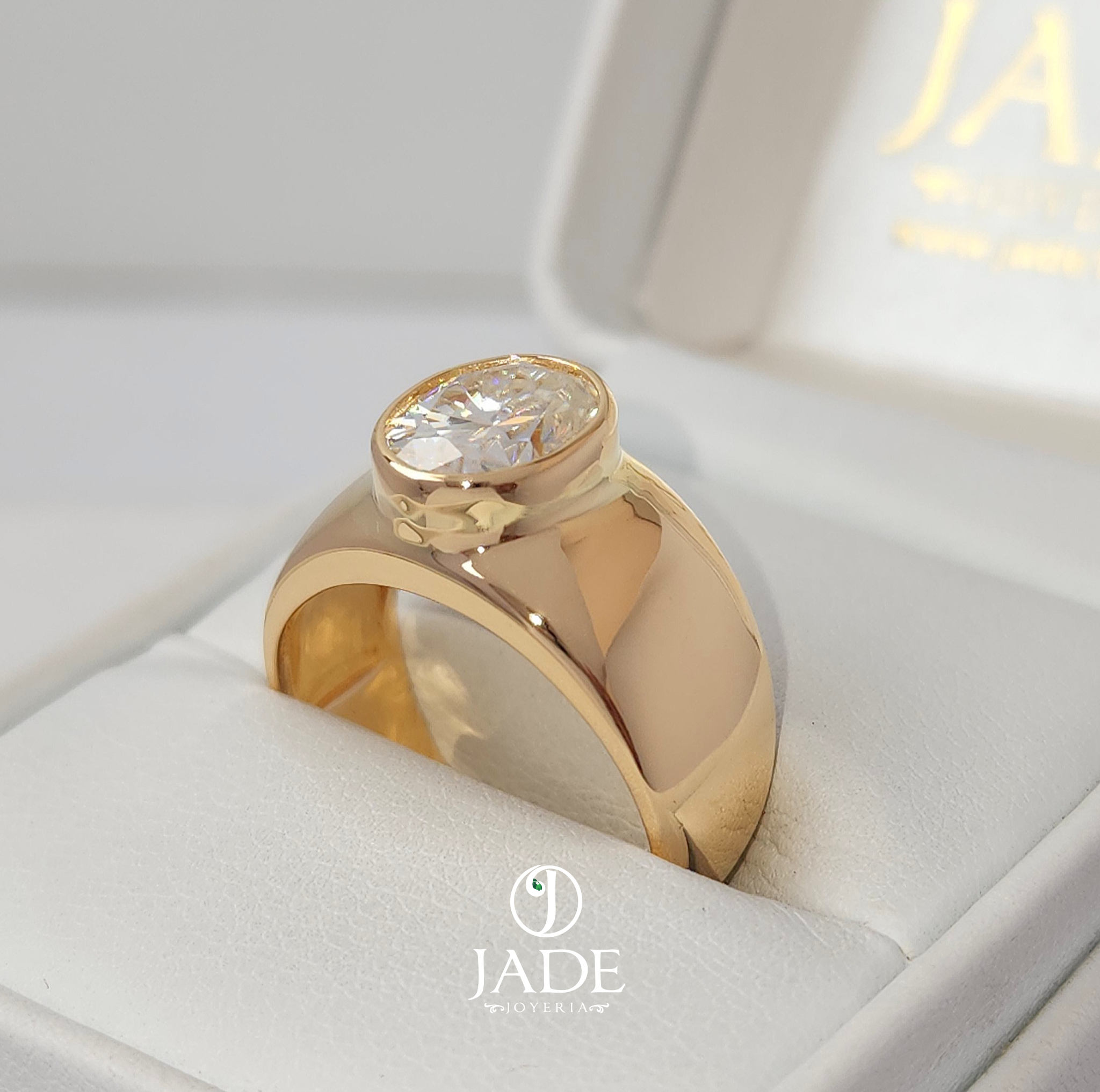 Anillo gitana piedra ovalada