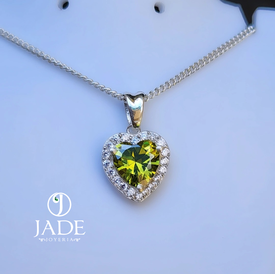 Dije Amor de Fuego en plata ley