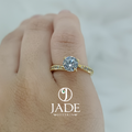 Anillo Lexie de compromiso