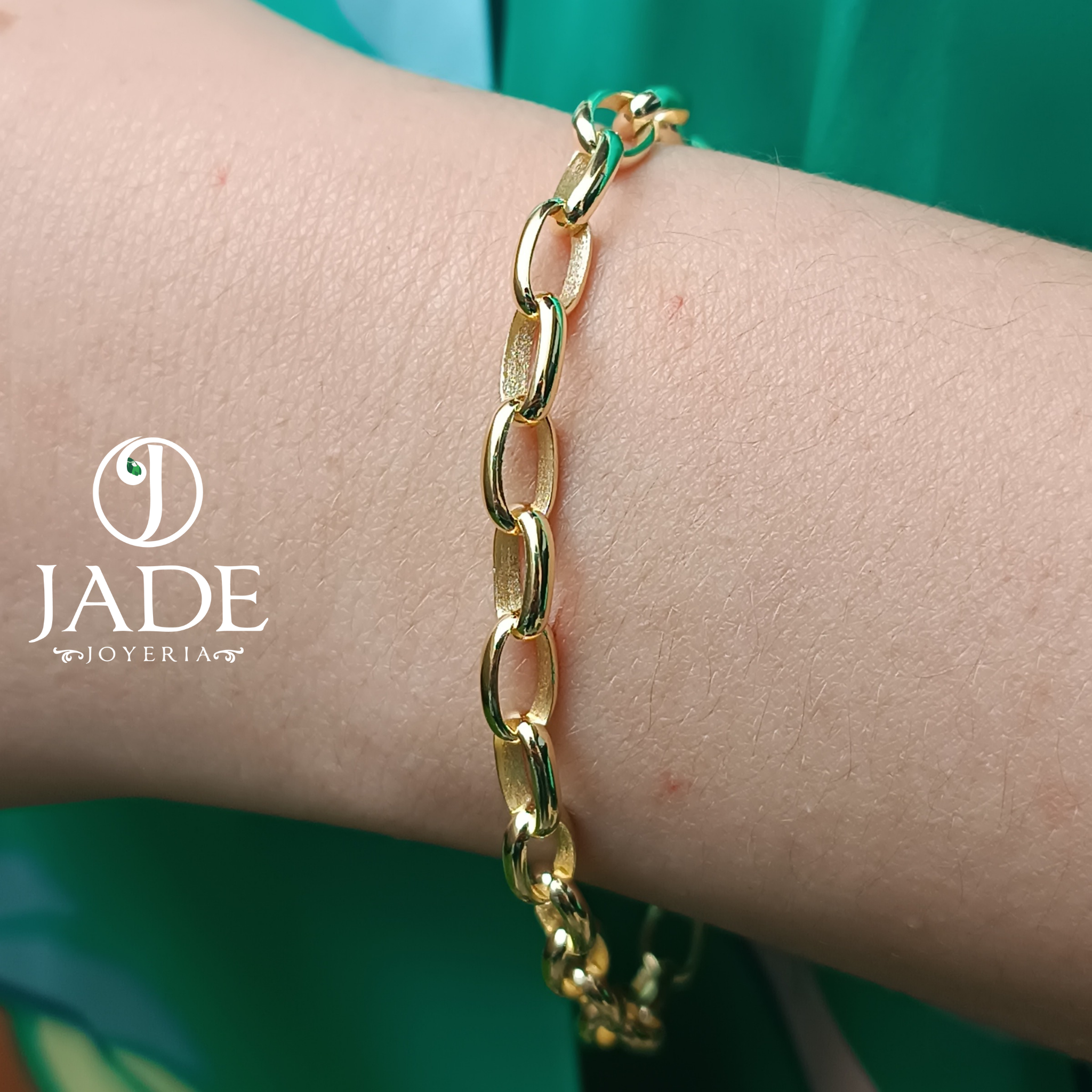 Pulsera de eslabones de cable