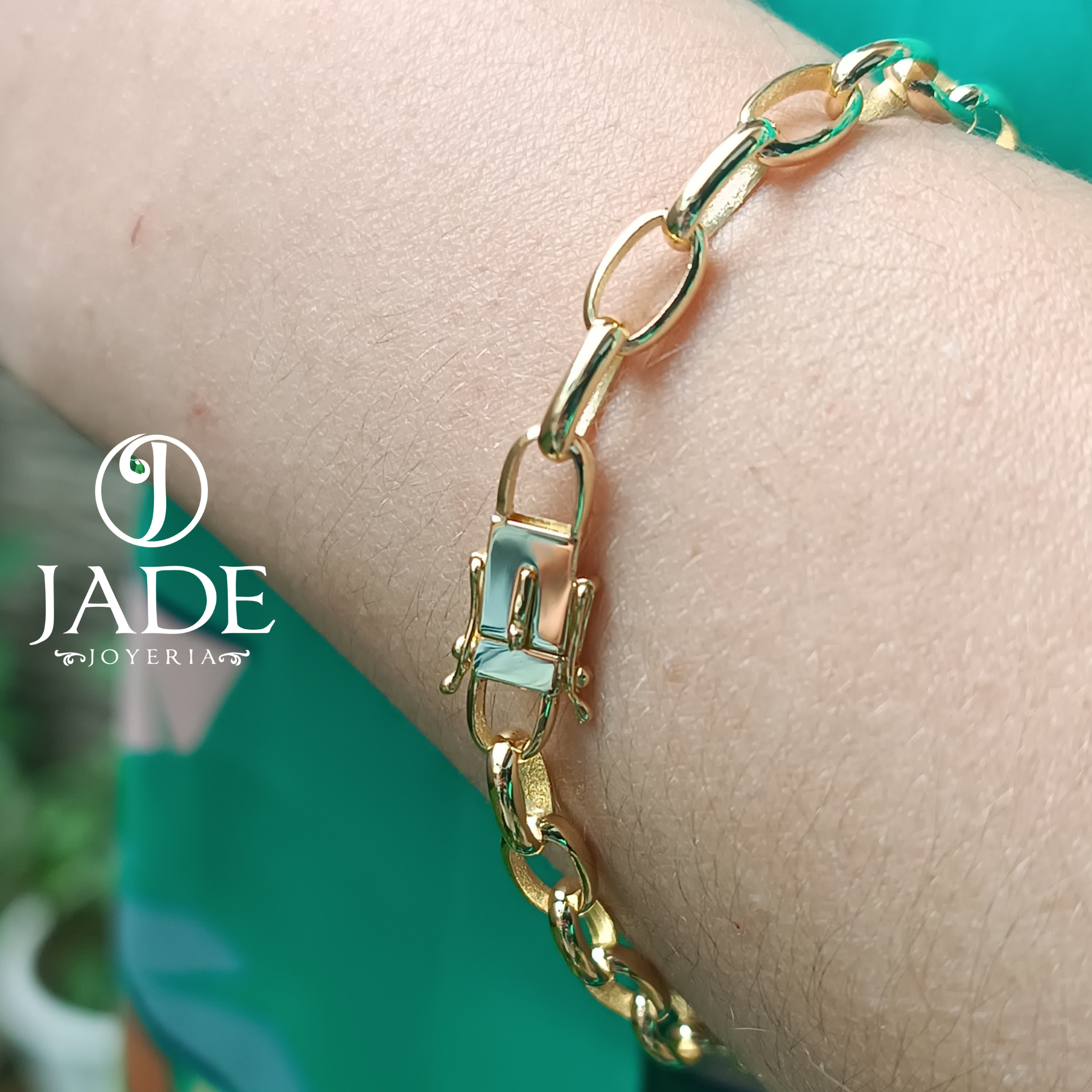 Pulsera de eslabones de cable