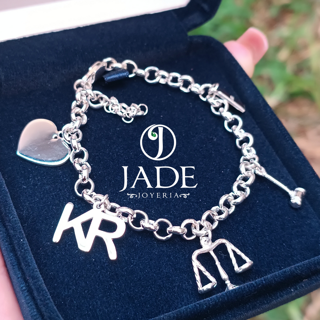 Pulsera de Abogada en plata Ley
