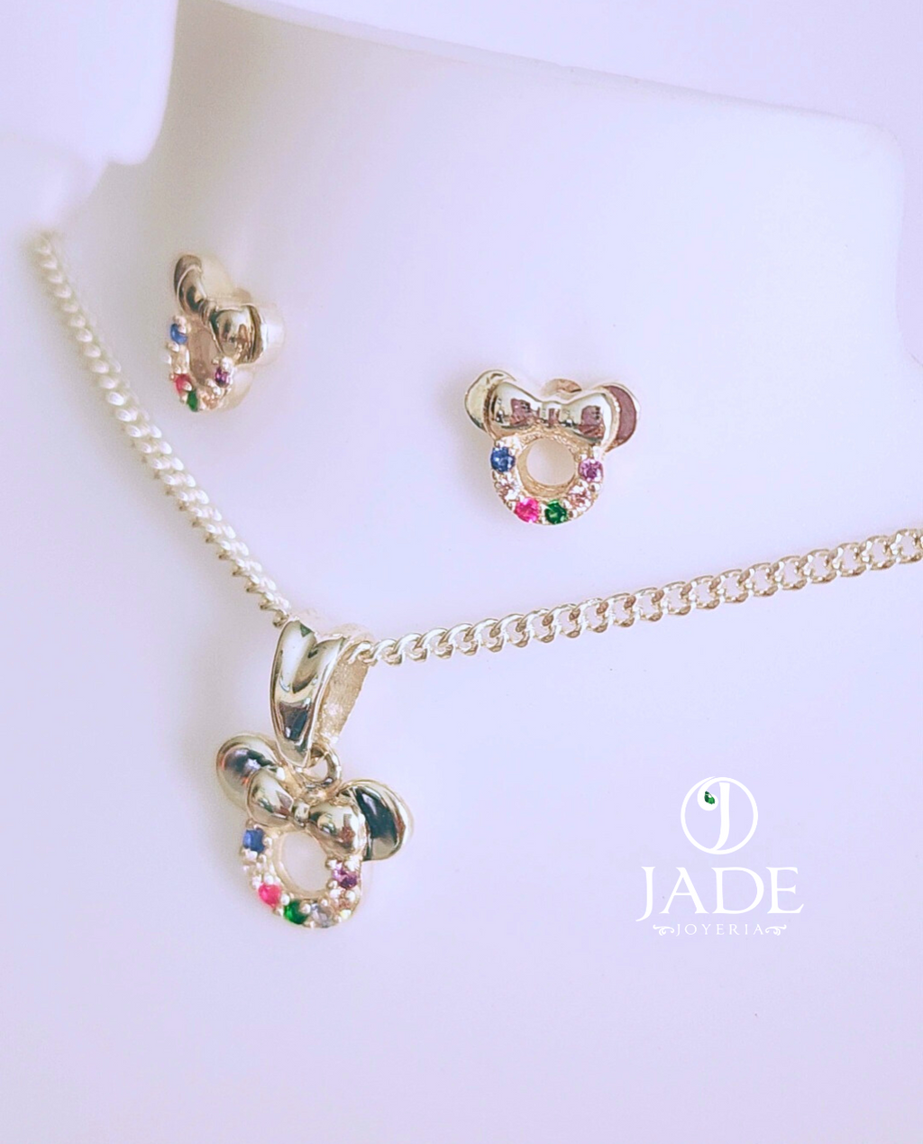 Juego de minie en plata ley