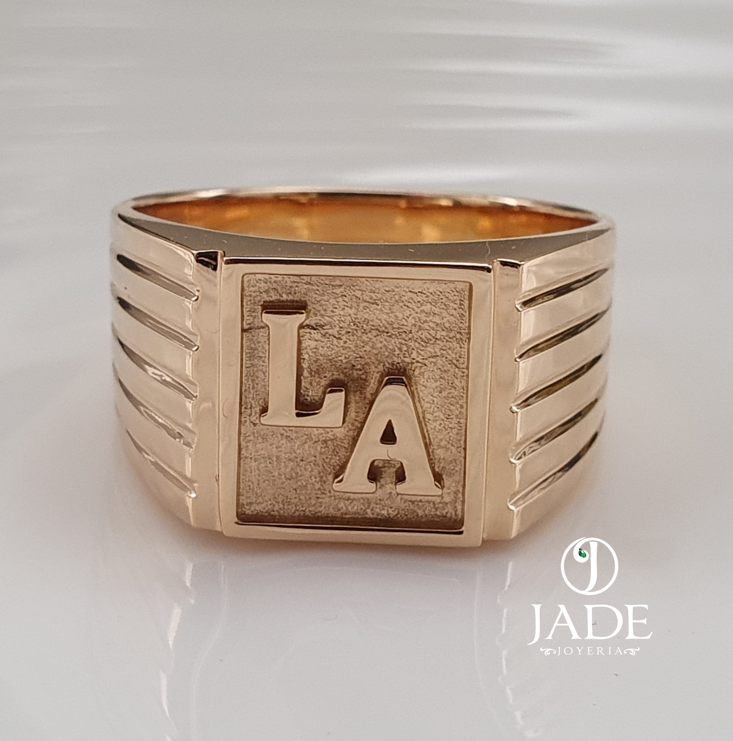 Anillo Chevalier 5 Líneas personalizado en oro18k