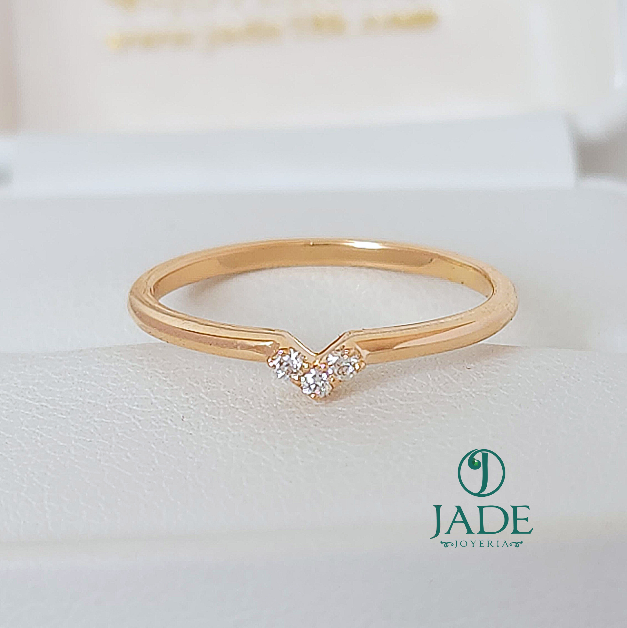 Cintillo corazón con 3 piedras