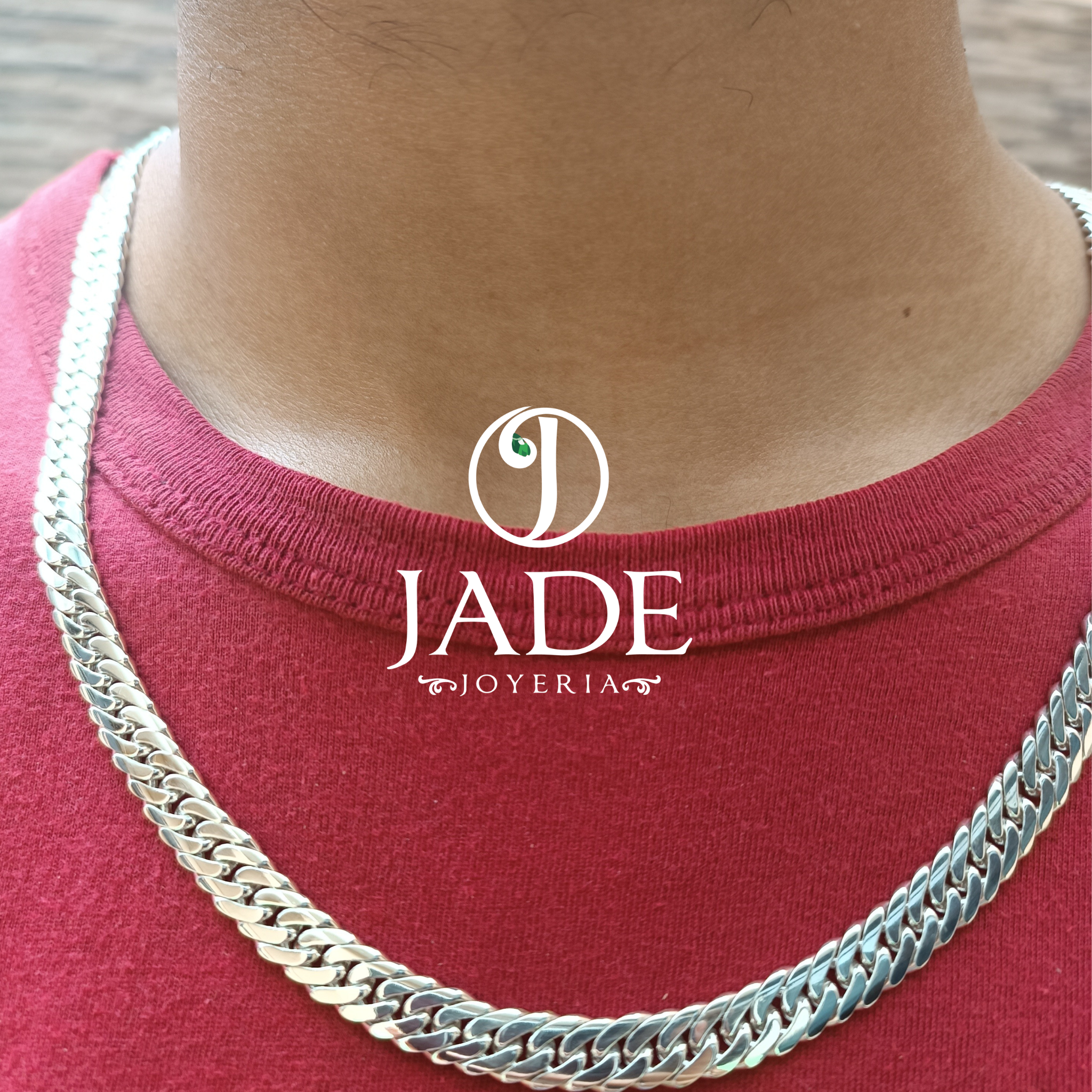 Cadena lomo doble en plata ley