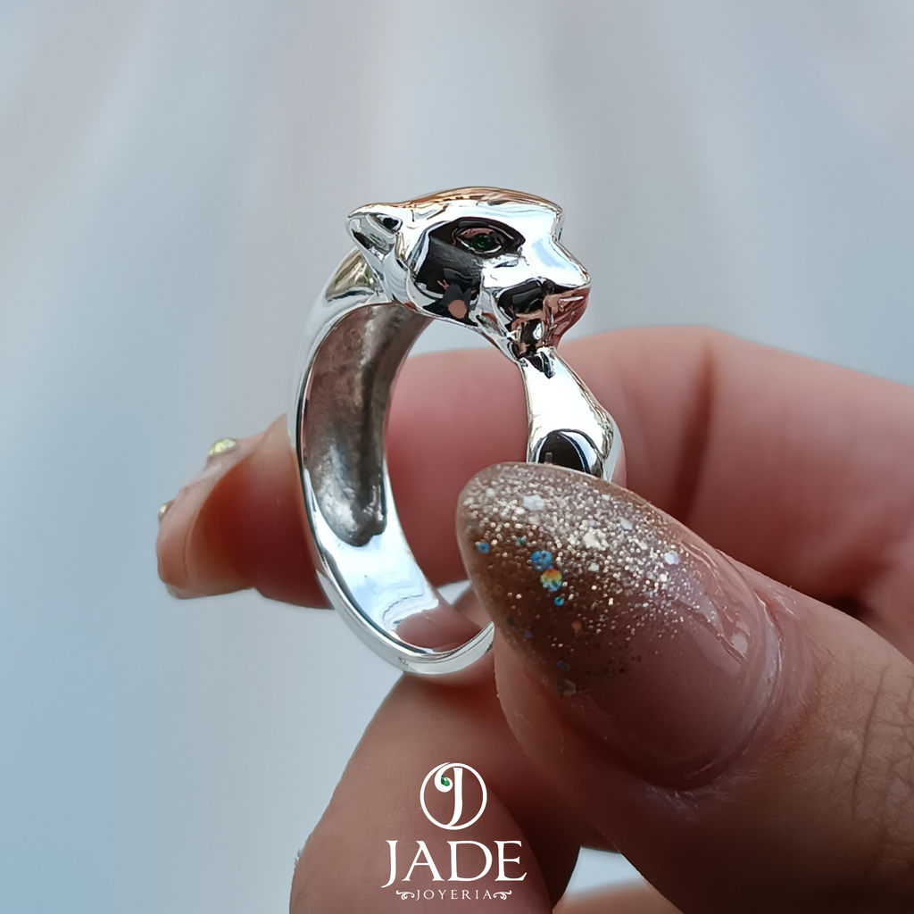 Anillo Jaguar en plata ley