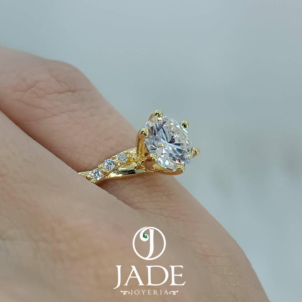 Anillo Pixie de compromiso