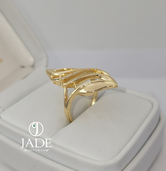Anillo Circón Majestuoso en oro 18k – Jade18k (vista 4)