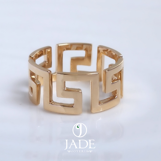 Anillo Greca en oro 18k