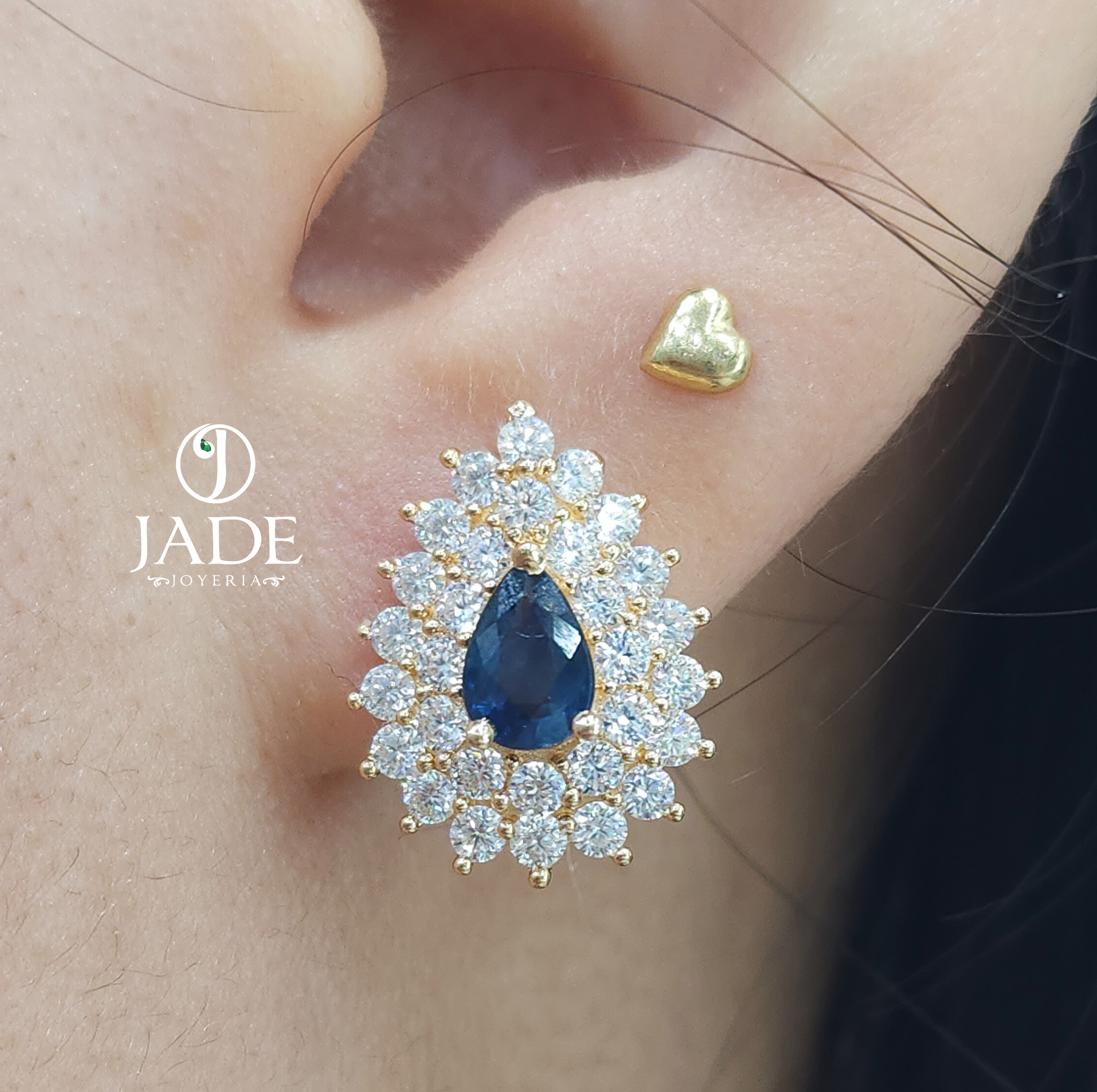 Aretes en forma de gota