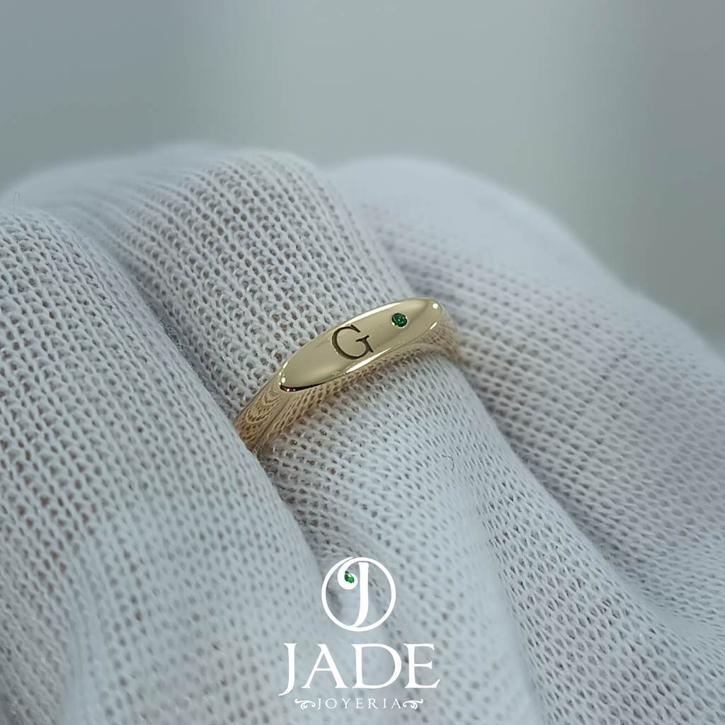 Anillo Chevalier delgado para dama