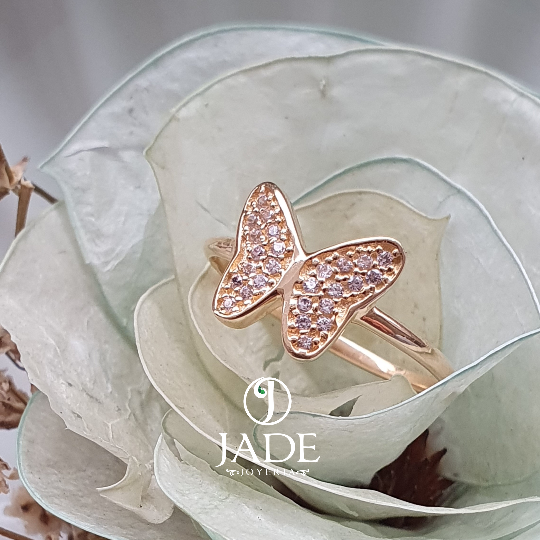 Anillo Pamela de Mariposa