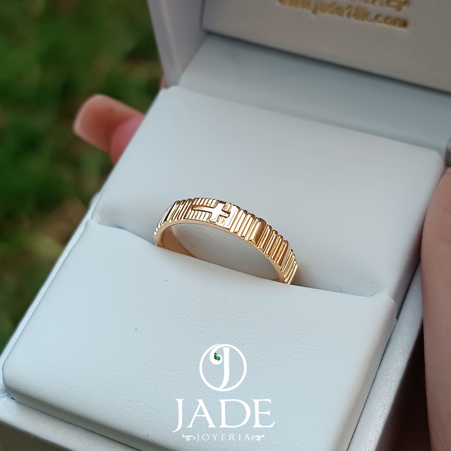 Denario personalizado en oro 18k