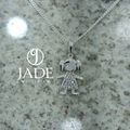 Dije de niña grande en plata ley