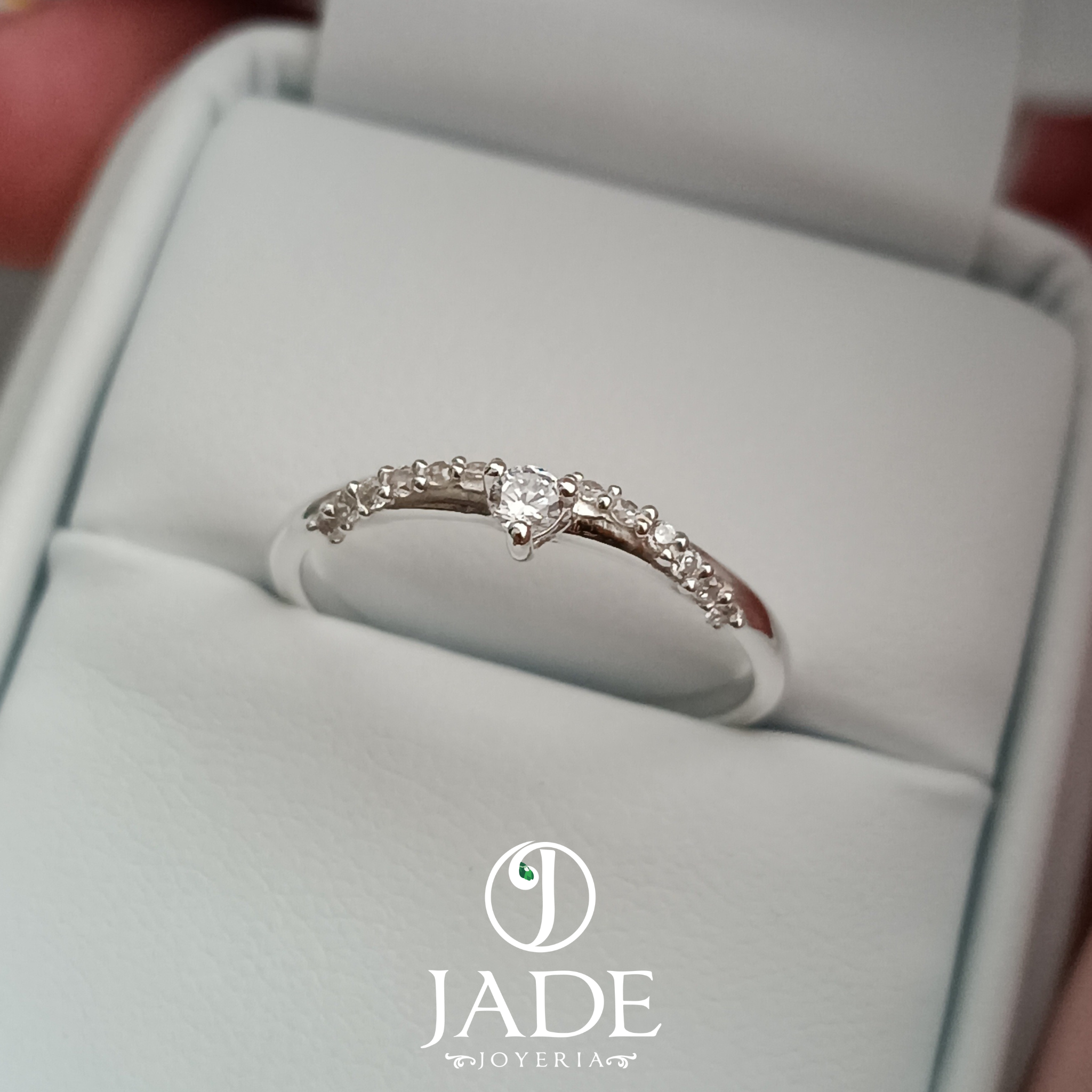 Anillo Luz de Promesa en plata ley