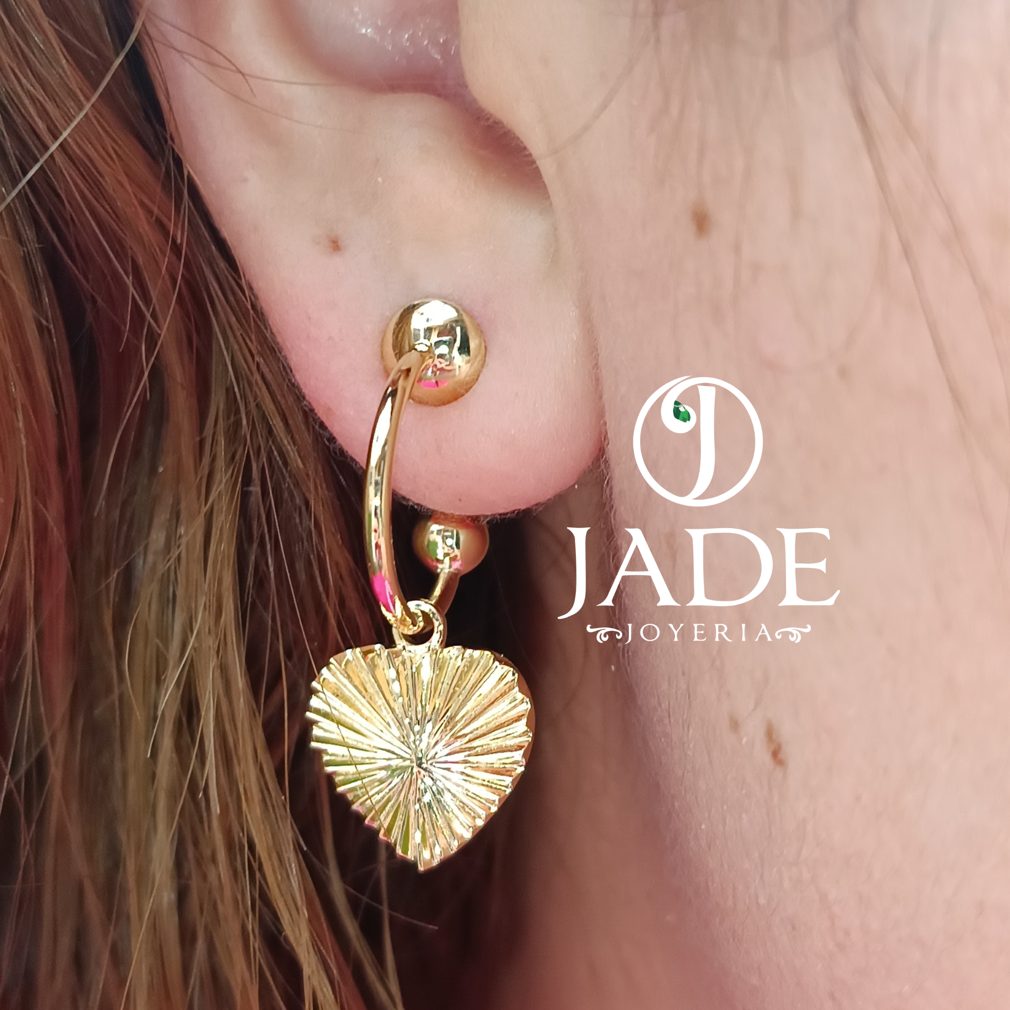 Argollas corazón Milán