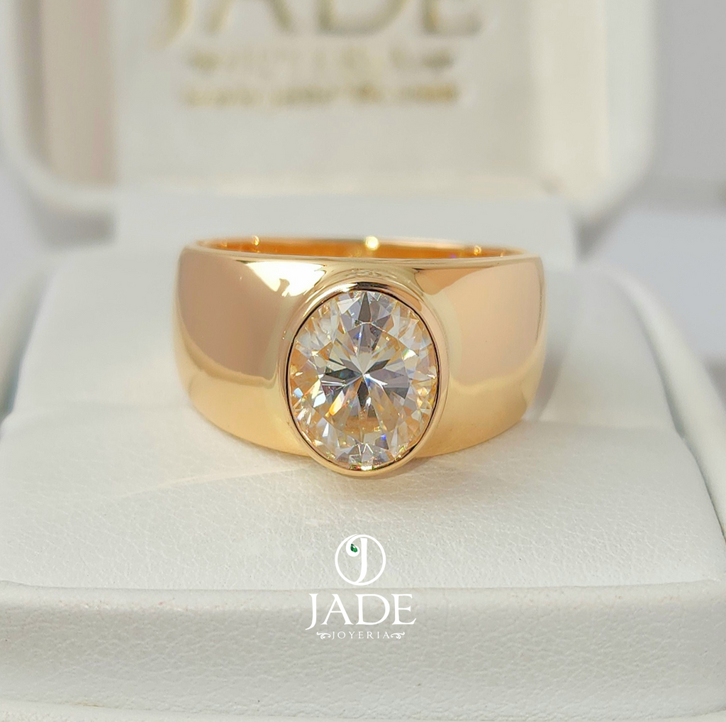 Anillo gitana piedra ovalada