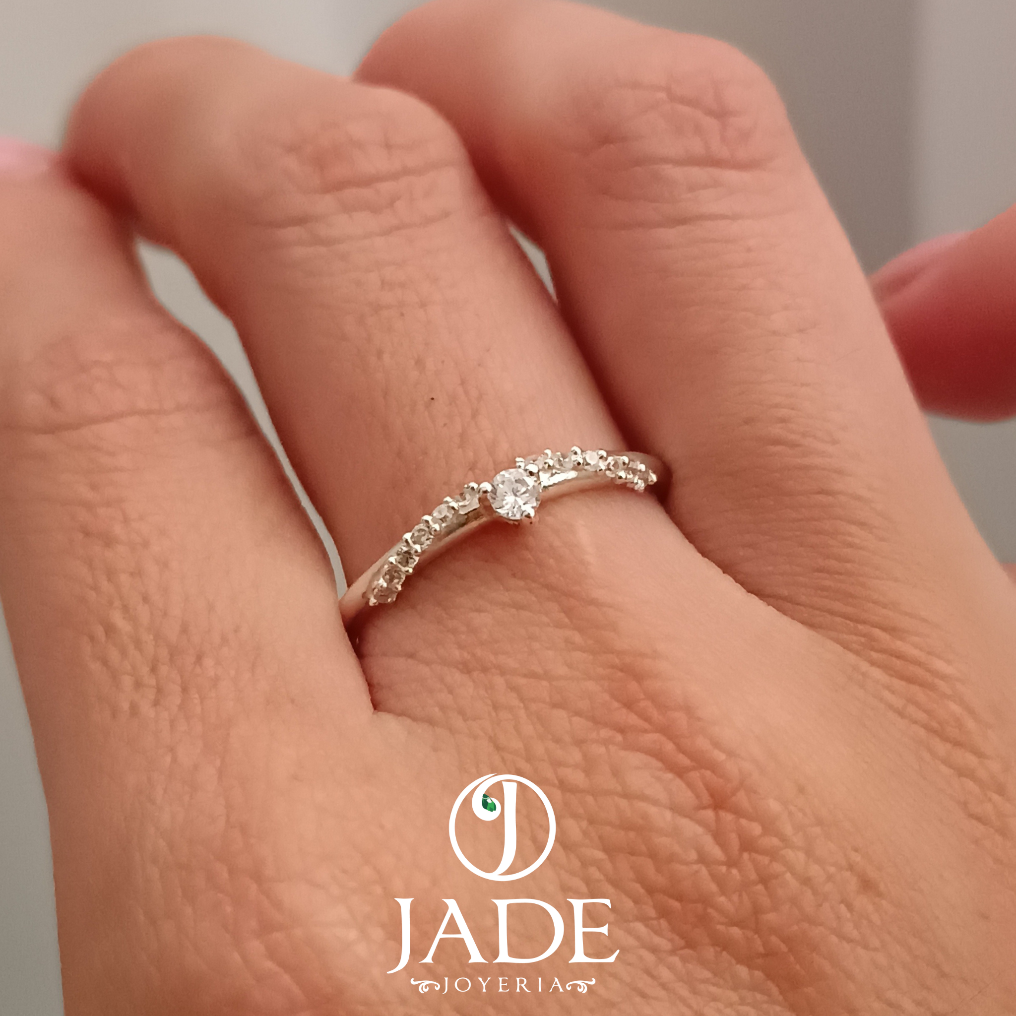 Anillo Luz de Promesa en plata ley