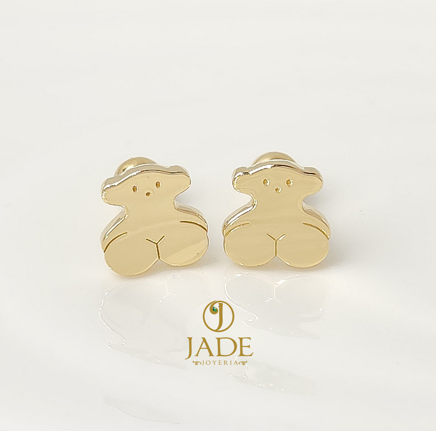 Aretes enroscables tous en oro 18k