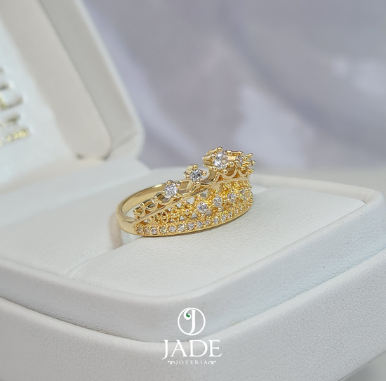 Anillo Corona Adriana – Jade18k (vista 4)