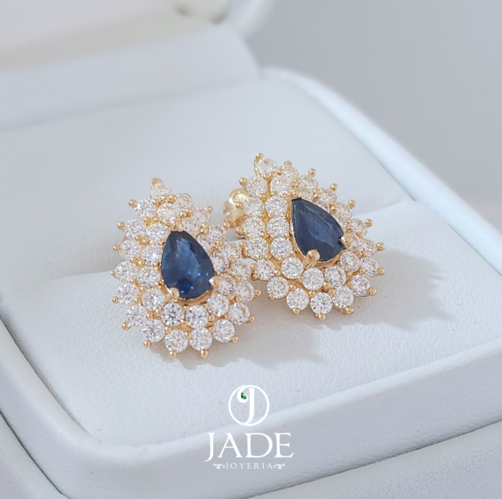 Aretes en forma de gota