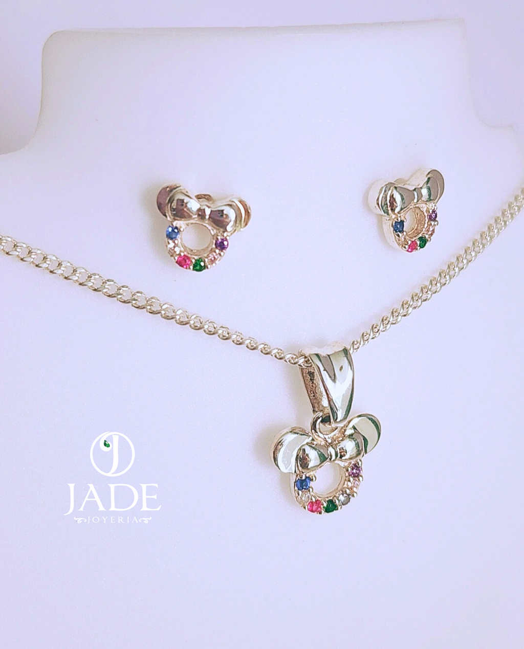 Juego de minie en plata ley