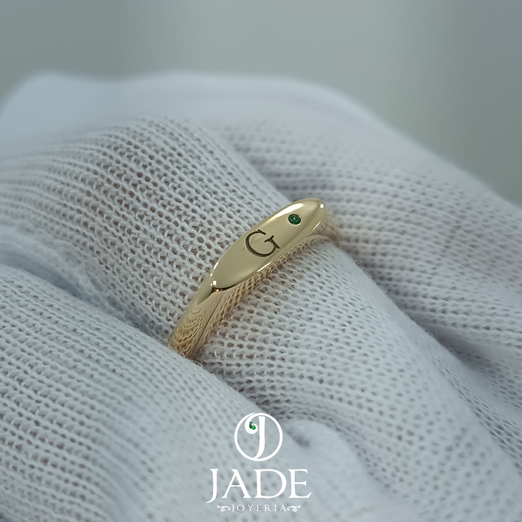 Anillo Chevalier delgado para dama