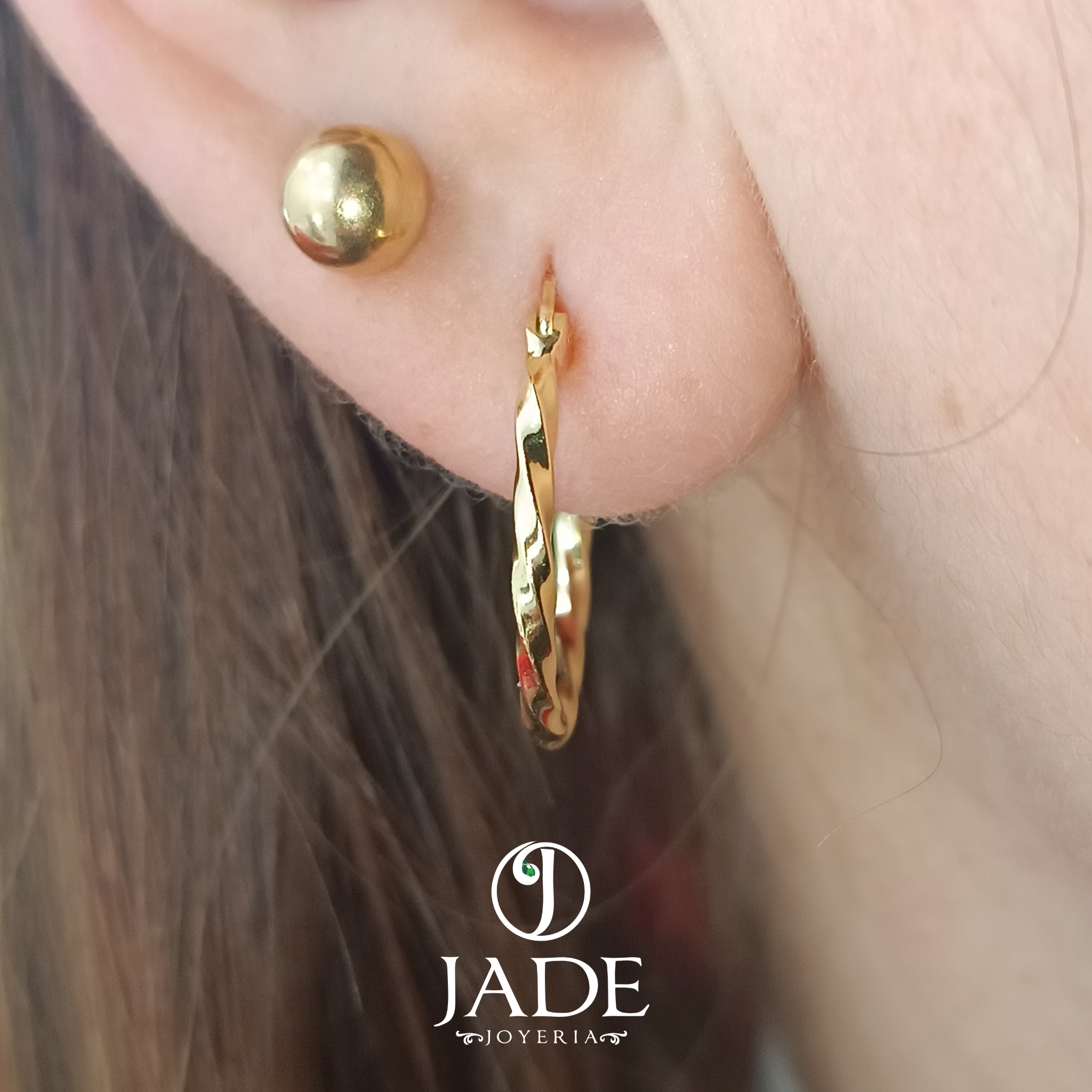 Argollas semi enroscada