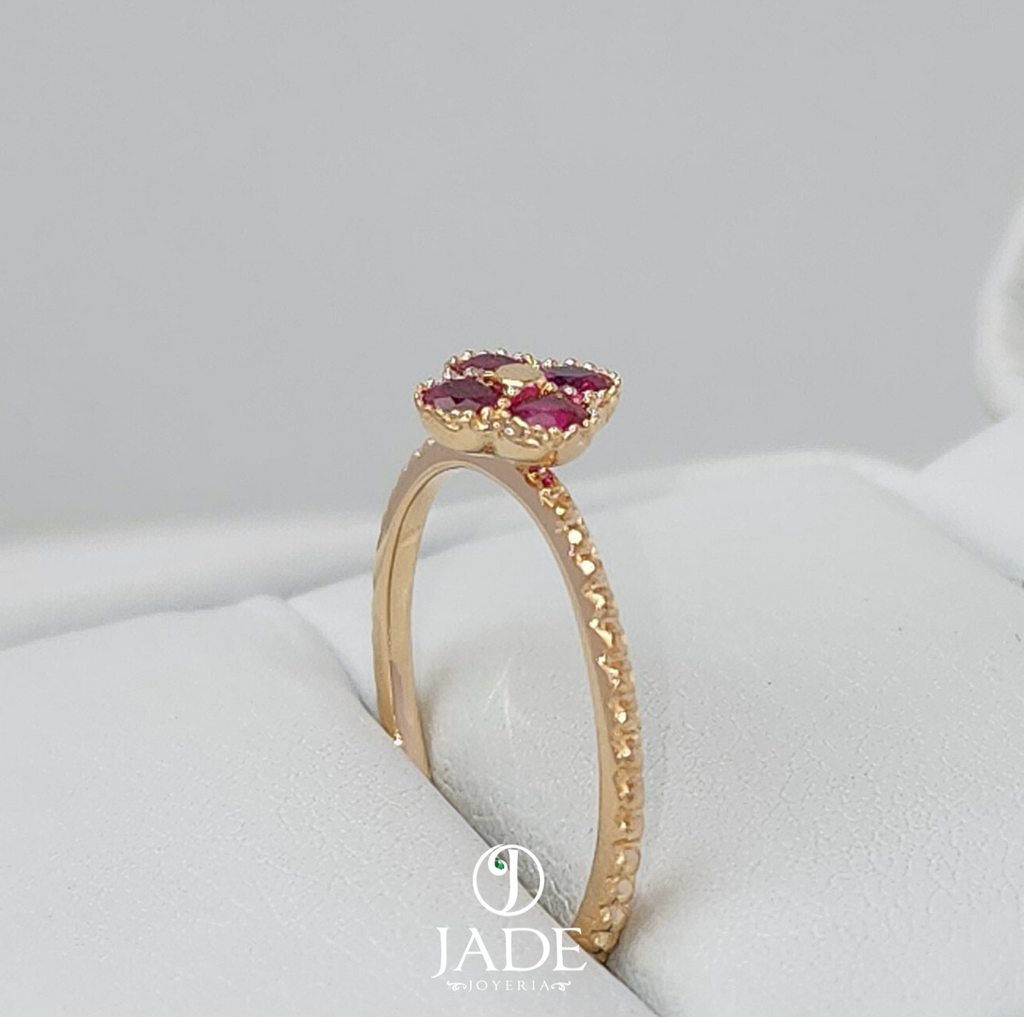 Cintillo con flor central