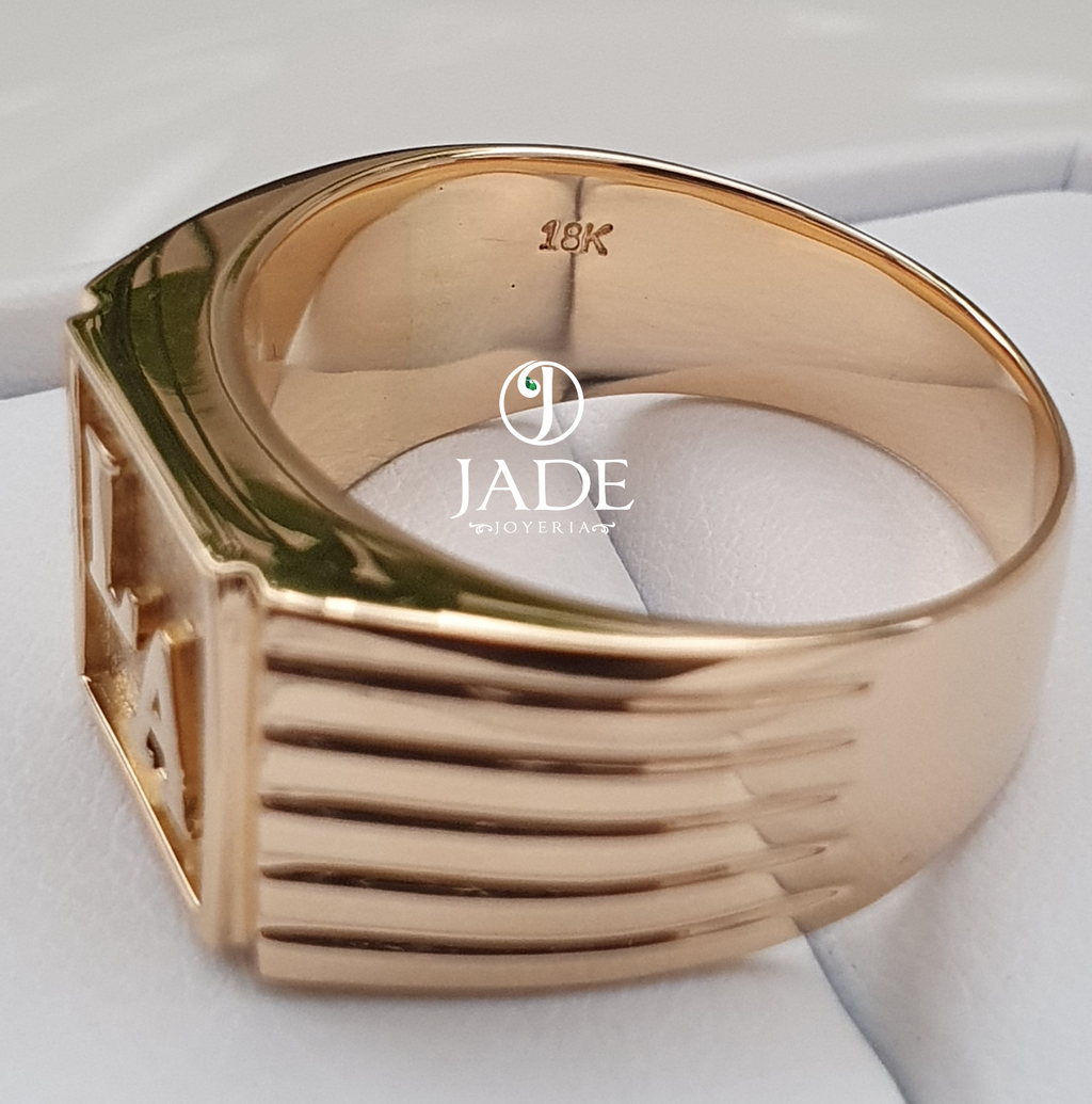 Anillo Chevalier 5 Líneas personalizado