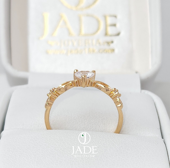 Anillo Anastasia en oro 18k – Jade18k (vista 2)