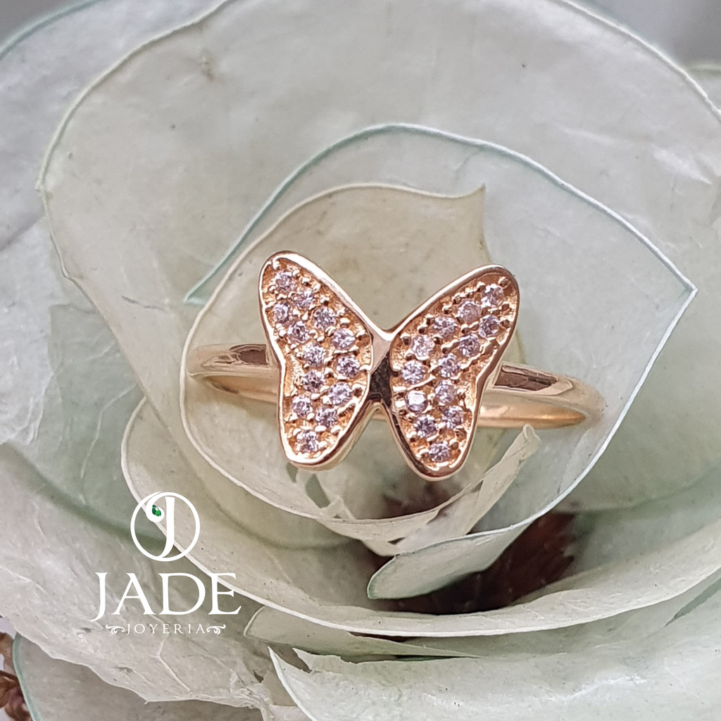 Anillo Pamela de Mariposa