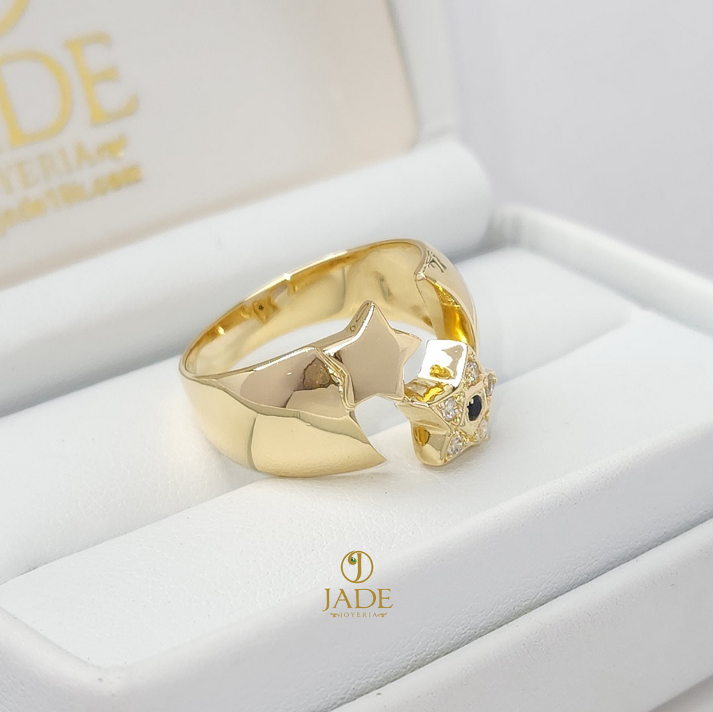 Anillo Doble Estrella