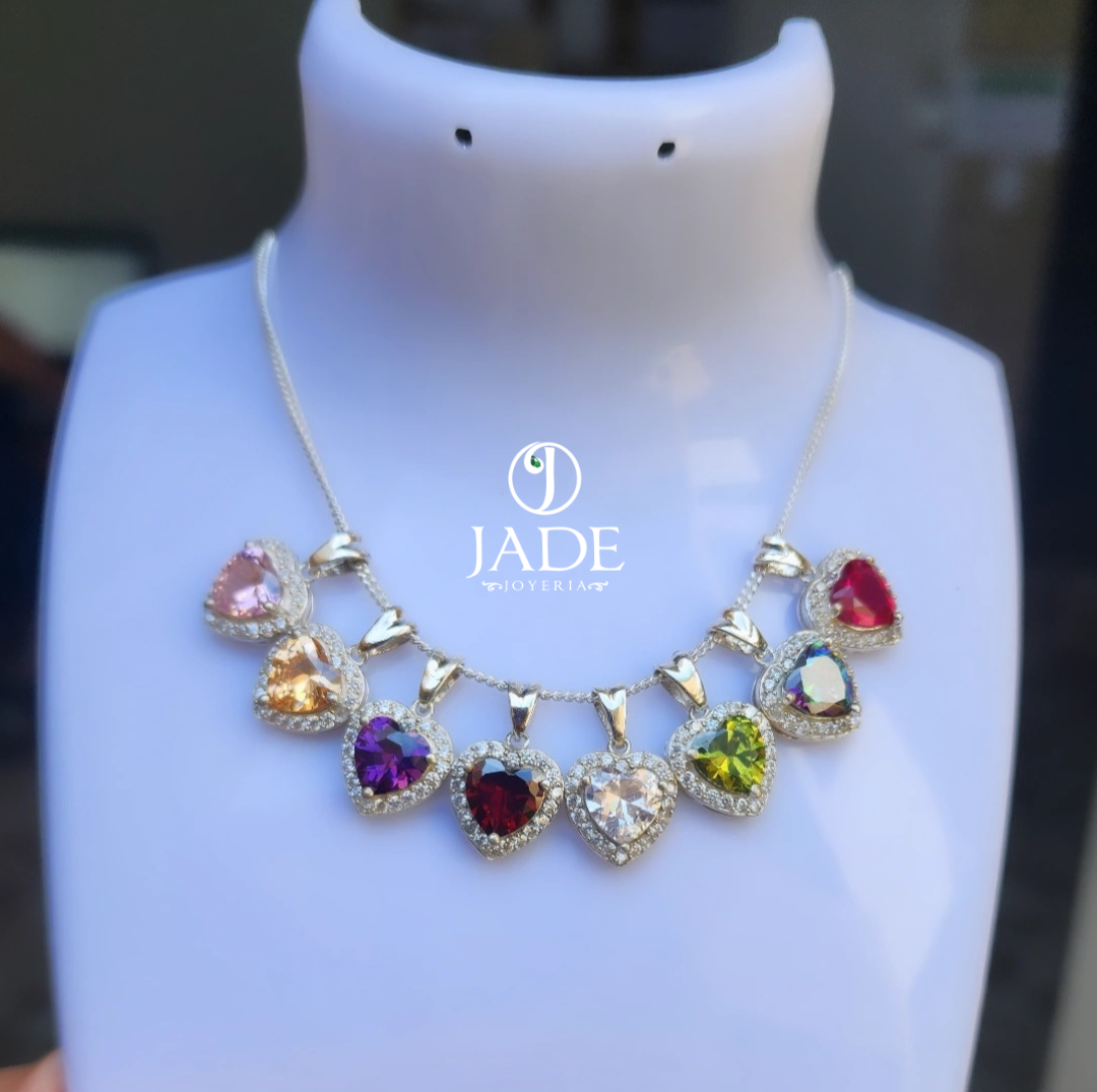 Dije Amor de Fuego en plata ley