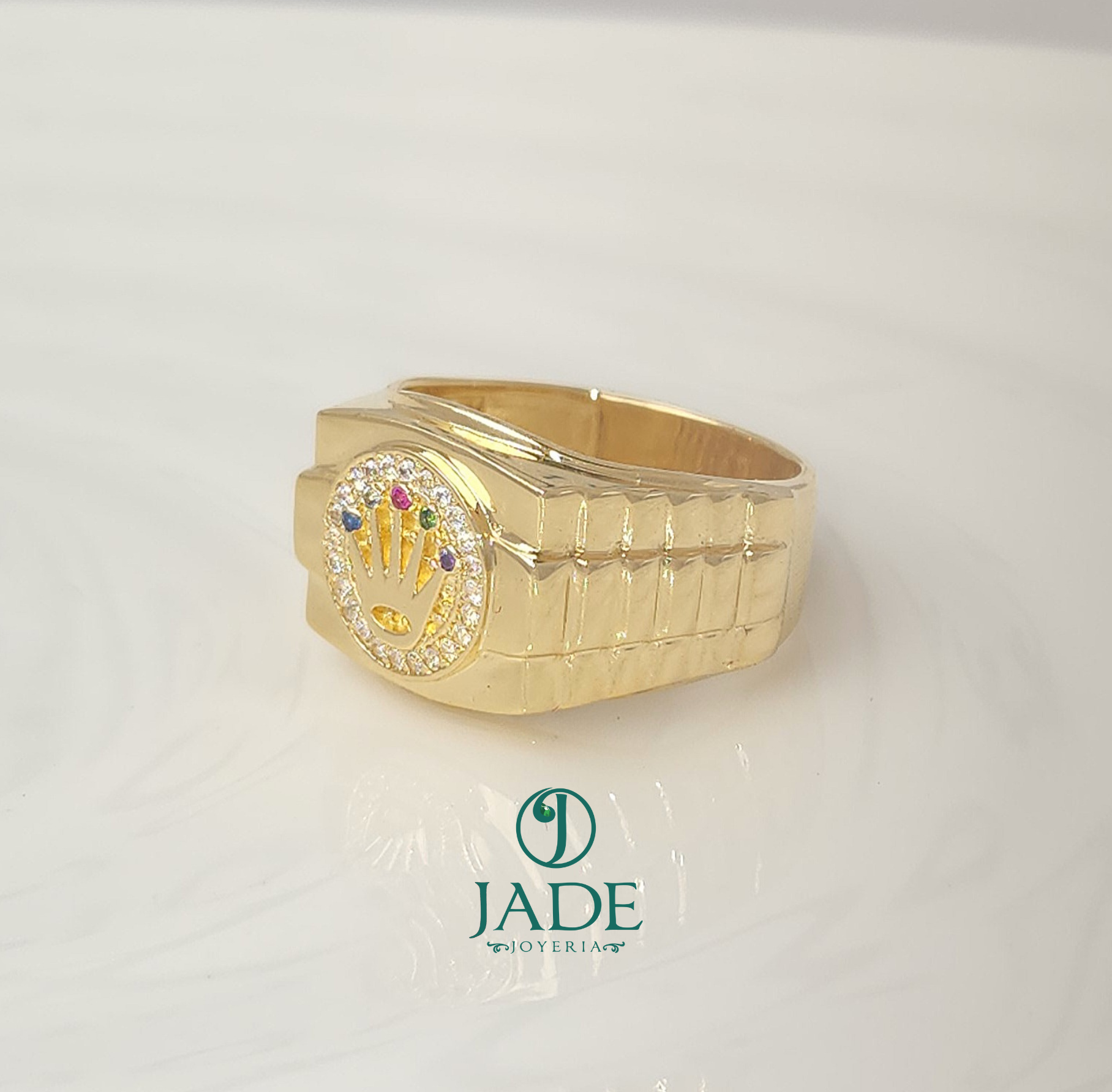 Anillo Chevalier estilo Rolex