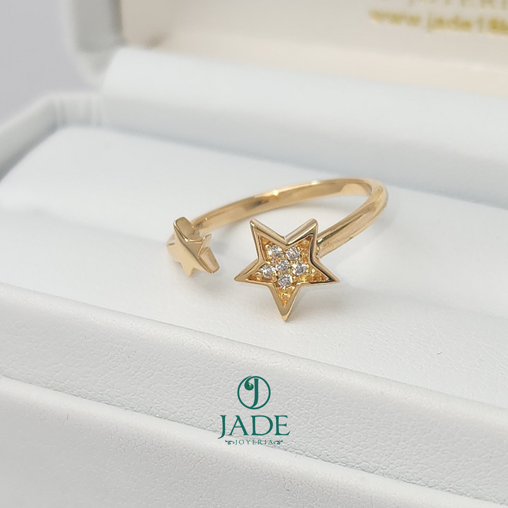 Anillo Doble Estrella