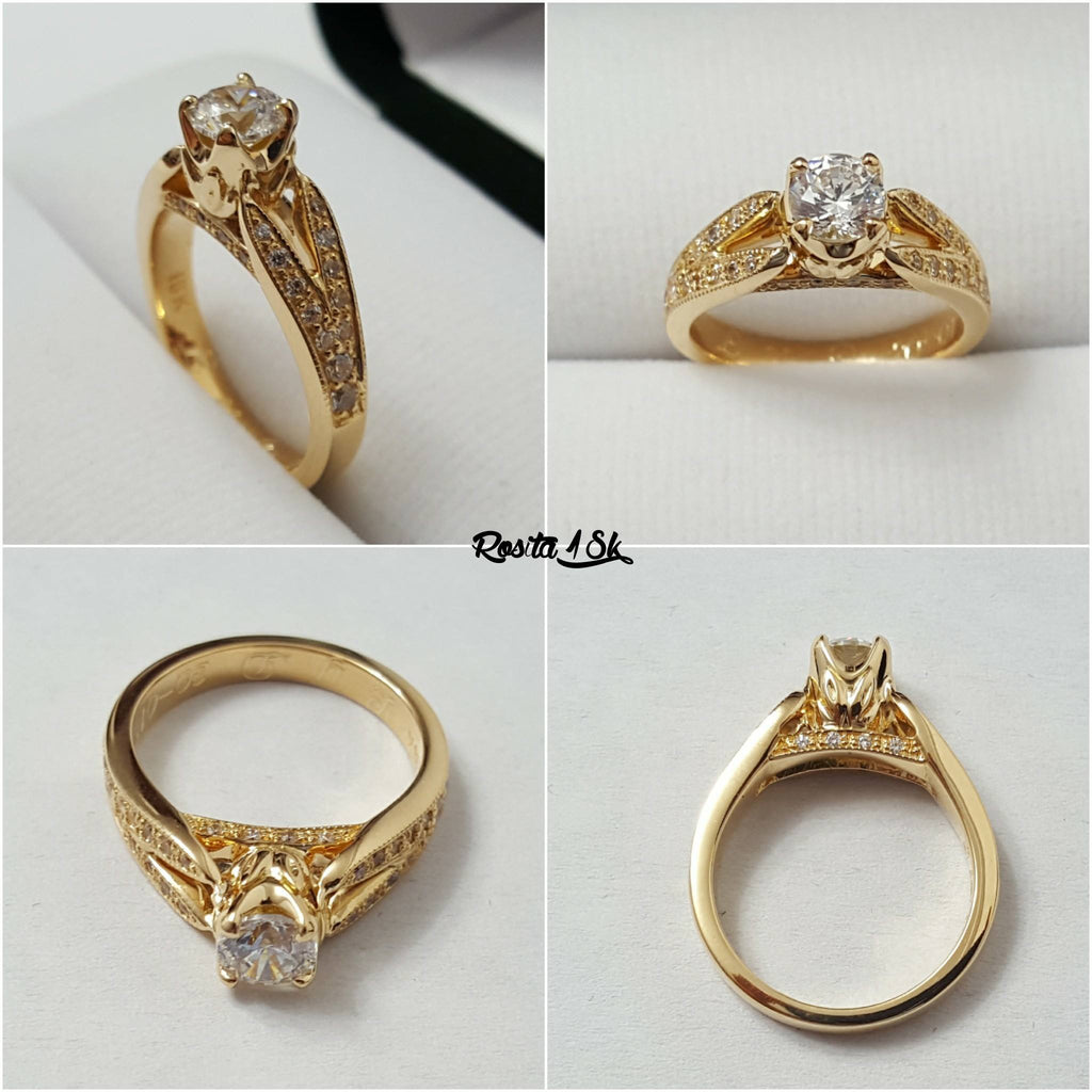 Anillo de compromiso "Gianella"
