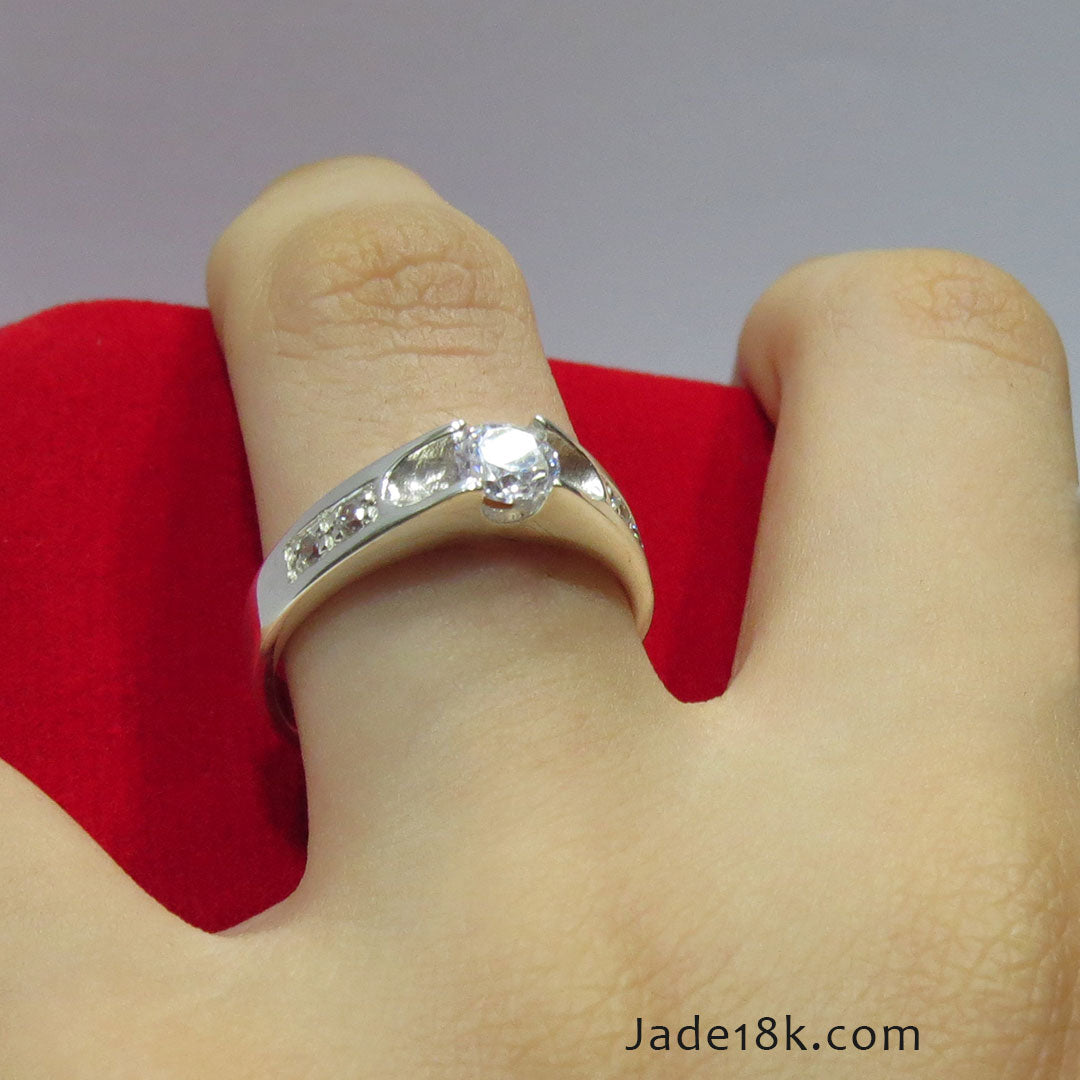 Anillo Fiory de Compromiso en Plata