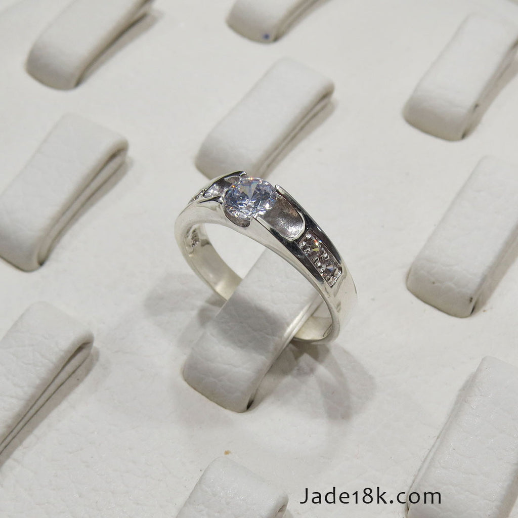 Anillo Fiory de Compromiso en Plata